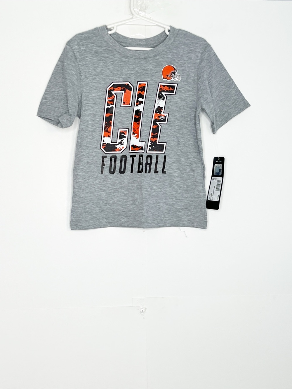 NFL Team Apparel Kids Cleveland Browns Short Sleeve T Shirt Size Small